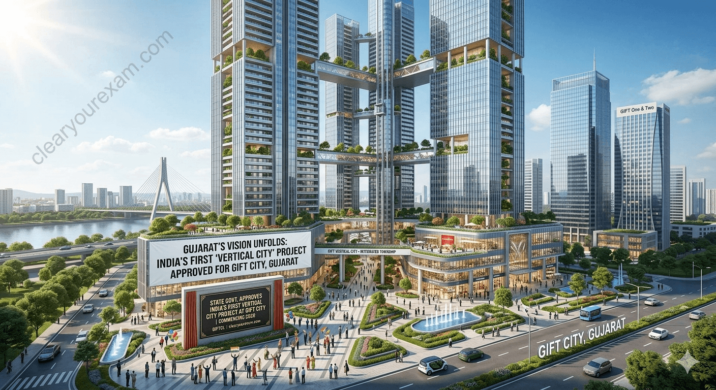 India's First 'Vertical City' Project Approved for GIFT City, Gujarat